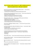 Nur 115 Exam with all Correct & 100&percnt; Verified Answers &vert;Actual Complete Exam &vert;Already Graded A&plus;
