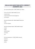 DKA & HHS QUESTIONS WITH CORRECT &NewLine;ANSWERS 2026 