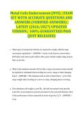 Metal Coils Endorsement &lpar;NYS&rpar; &vert; EXAM SET WITH ACCURATE QUESTIONS AND ANSWERS &lpar;VERIFIED ANSWERS&rpar; &vert; LATEST &lpar;2026&sol;2027&rpar; UPDATED VERSION &vert; 100&percnt; GUARANTEED PASS &lbrace;JUST RELEASED&rcub;