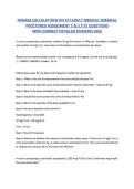 DOSAGE CALCULATIONS RN ATI ADULT MEDICAL SURGICAL &NewLine;PROCTORED ASSESSMENT 3 & 3&period;1&vert;75 QUESTIONS &NewLine;WITH CORRECT DETAILED ANSWERS 2026 