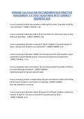 DOSAGE CALCULATION RN FUNDAMENTALS PRACTICE &NewLine;ASSESSMENT 3&period;0 &lpar;TEST&rpar; QUESTIONS WITH CORRECT &NewLine;ANSWERS 2026 