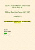 Midterm Exam Week 1 - 4&colon; NR 567 &sol; NR567 Advanced Pharmacology for the AGACNP &lpar;Latest 2026 &sol; 2027 Updates BUNDLE PACKAGE WITH COMPLETE SOLUTIONS&rpar; &vert; 100&percnt; Correct &vert; Grade A - Chamberlain