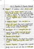 Class 12th 2026 Physics Chapter 5 Magnetism and Matter Full Chapter Detailed Notes