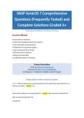 SNSP SonicOS 7 Comprehensive Questions &lpar;Frequently Tested&rpar; and Complete Solutions Graded A&plus;