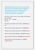 NCCAOM Boards&colon; Biomedicine Exam &lpar;Latest  2026&rpar; &vert;&vert; &NewLine;Most Recent Exam 2026&vert;2027 Actual Complete Real &NewLine;Exam Questions And Correct Answers &lpar;Verified &NewLine;Answers&rpar; Already Graded A&plus; &vert; Guaranteed                 &NewLine;Success&excl;&excl;  Latest Version &vert; Brand New&excl;&excl;