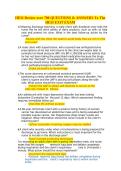 HESI Review Over 700 Questions & Answers to the HESI Exit Exam