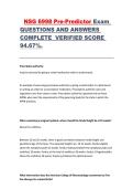 NSG 6998 Pre-Predictor Exam&comma; Nursing Course&comma; 2025 &ndash; Complete Exam Questions and Verified Answers