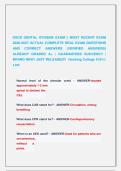 OSCE DENTAL HYGIENE EXAM &vert;&vert; MOST RECENT EXAM &NewLine;2026-2027 ACTUAL COMPLETE REAL EXAM QUESTIONS &NewLine;AND CORRECT ANSWERS &lpar;VERIFIED ANSWERS&rpar; &NewLine;ALREADY GRADED A&plus; &vert; GUARANTEED SUCCESS&excl;&excl; &vert; &NewLine;BRAND NEW&excl; JUST RELEASED&excl;&excl;  Hocking College DHYG &NewLine;1200 