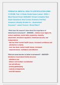 PMH-C &lpar;PERINATAL MENTAL HEALTH CERTIFICATION&rpar; EXAMS &vert;&vert; MOST RECENT EXAMS 2026-2027
