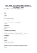 DRE FINAL QUESTIONS WITH CORRECT ANSWERS 2026&NewLine;