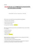 NSG3100 Exam 1 & 2 Combined&comma; Nursing Course&comma; 2025 &ndash; Complete Exam Questions and Detailed Answers