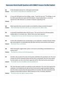 Rasmussen Mental Health Questions with CORRECT Answers &lpar;Verified Update&rpar;