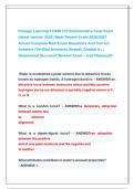 Portage Learning CHEM 210 Biochemistry Final Exam &NewLine;&lpar;latest version 2026&rpar; Most Recent Exam 2026&vert;2027 &NewLine;Actual Complete Real Exam Questions And Correct &NewLine;Answers &lpar;Verified Answers&rpar; Already Graded A&plus; &vert; &NewLine;Guaranteed Success&excl;&excl; Newest Exam &vert; Just Released&excl;&excl;