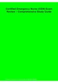 Certified Emergency Nurse CEN Exam Review Study Guide &ndash; Comprehensive Emergency Nursing Concepts & Certification Prep PDF 2026&sol;2027