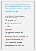 Pure Storage Implementation Specialist Exam &lpar;Latest &NewLine;2026&rpar; &vert;&vert; Most Recent Exam 2026&vert;2027 Actual Complete &NewLine;Real Exam Questions And Correct Answers &lpar;Verified &NewLine;Answers&rpar; Already Graded A&plus; &vert; Guaranteed Success&excl;&excl; &NewLine;Latest Version &vert; Brand New&excl;&excl;