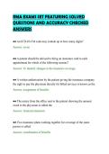 RMA EXAMS SET FEATURING SOLVED &NewLine;QUESTIONS AND ACCURACY CHECKED &NewLine;ANSWERS 
