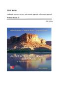 Auditing & Assurance Services&colon; A Systematic Approach 10th Edition Test Bank Questions & Answers &vert; William F&period; Messier Jr&period;&comma; Steven M&period; Glover & Douglas F&period; Prawitt &vert; Complete Chapter-by-Chapter Exam Prep Study Guide