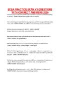 ECBA PRACTICE EXAM V3 QUESTIONS WITH CORRECT ANSWERS 2026