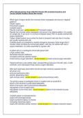 APEA Pathophysiology Exam 2026&sol;2027 Newest With Complete Questions And &NewLine;Correct Detailed Answers&vert; Brand New Version