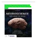 Test Bank For Neuroscience&colon; Exploring the Brain 5th Edition by Mark Bear&comma; Barry Connors&comma; Michael A&period; Paradiso
