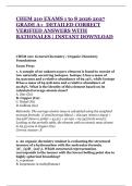 CHEM 210 EXAMS 1 to 8 2026 2027  GRADE A&plus;  DETAILED CORRECT VERIFIED ANSWERS WITH RATIONALES &vert; INSTANT DOWNLOAD&NewLine;&NewLine;