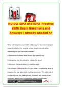NCIDQ IDPX & IDFX Practice Exam Questions and Answers 2026 &vert; 250&plus; Practice Questions &vert; ADA&comma; Building Codes&comma; Construction Documents&comma; Professional Practice & Sustainable Design &vert; Council for Interior Design Qualification &lpar;CIDQ&rpar;