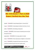 NS 1410 Exam 1 Part 2 2026 Exam Questions and Answers &vert; 200&plus; Practice Questions &vert; Digestion&comma; Carbohydrates&comma; GI Physiology&comma; Diabetes&comma; Fiber & Nutrient Absorption &vert; NS 1410 Human Nutrition