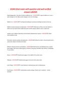 SCH4U final exam with question and well verified&NewLine;answers &commat;2026&NewLine;
