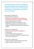 Clinical Readiness Exam &lpar;latest version 2026&rpar; Most &NewLine;Recent Exam 2026&vert;2027 Actual Complete Real Exam &NewLine;Questions And Correct Answers &lpar;Verified Answers&rpar; &NewLine;Already Graded A&plus; &vert; Guaranteed Success&excl;&excl; Newest &NewLine;Exam &vert; Just Released&excl;&excl;