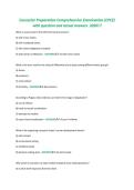 Counselor Preparation Comprehensive Examination &lpar;CPCE&rpar;&NewLine;with question and actual answers 2026&excl;&excl;&excl;