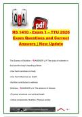 NS 1410 EXAM COMPLETE PACKAGE DEAL
