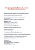 Gestational Hypertension&comma; Preeclampsia&comma; Eclampsia Exam Questions With Correct Answers