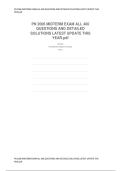 PN 2006 MIDTERM EXAM ALL 400 QUESTIONS AND DETAILED SOLUTIONS LATEST UPDATE THIS YEAR&period;pdf