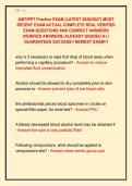 AMT&sol;RPT Practice EXAM &lpar;LATEST 2026&sol;2027&rpar; MOST &NewLine;RECENT EXAM ACTUAL COMPLETE REAL VERIFIED &NewLine;EXAM QUESTIONS AND CORRECT ANSWERS &NewLine;&lpar;VERIFIED ANSWERS&rpar; ALREADY GRADED A&plus; &vert; &NewLine;GUARANTEED SUCCESS&excl;&excl; NEWEST EXAM&excl;&excl;&excl; 