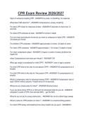 CPR Exam Review 2026&sol;2027
