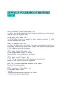 DFW SIDA POCKETBOOK TRAINING GUIDE