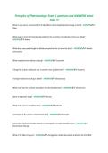Principles of Pharmacology&colon; Exam 1 questions and ANSWERS latest&NewLine;2026 &excl;&excl;&excl;