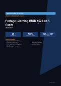 BIOD 152 Lab 5 Exam Actual 2026&sol;2027 &ndash; 100&percnt; Verified &vert; Detailed Rationales &ndash; Pass Guaranteed &ndash; A&plus; Graded 