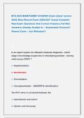 MTA BUS MAINTAINER CHASSIS Exam &lpar;latest version &NewLine;2026&rpar; Most Recent Exam 2026&vert;2027 Actual Complete &NewLine;Real Exam Questions And Correct Answers &lpar;Verified &NewLine;Answers&rpar; Already Graded A&plus; &vert; Guaranteed Success&excl;&excl; &NewLine;Newest Exam &vert; Just Released&excl;&excl;   