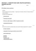 MSK EXAM 1 &vert; COMPLETE STUDY GUIDE&comma; PRACTICE QUESTIONS & ANSWERS 2026&sol;2027
