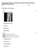 MSK RADIOLOGY PRACTICE &vert; COMPLETE STUDY GUIDE&comma; PRACTICE QUESTIONS & IMAGING REVIEW 2026&sol;2027