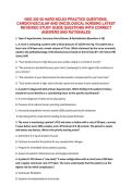 NSG 320 &ndash; 50 NCLEX-Style Practice Questions&colon; Cardiovascular and Oncological Nursing Study Guide with Rationales Latest Reviewed Edition &lpar;2026&rpar;
