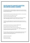 HESI RN Exit Exam 2026 with Questions and Verified Correct Answers &ndash; Comprehensive NCLEX-RN & HESI Study Guide