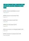 CM 300 COURSE FINAL QUESTIONS AND &NewLine;ACCURATE ANSWERS PREMIUM STUDY &NewLine;PACK 