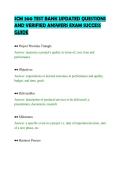 SCM 300 TEST BANK UPDATED QUESTIONS &NewLine;AND VERIFIED ANSWERS EXAM SUCCESS &NewLine;GUIDE 