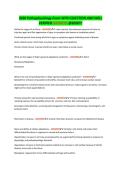 3280 Pathophysiology Exam WITH QUESTION AND WELL&NewLine;VERIFIED ANSWERS &commat;2026&excl;&excl;&excl;