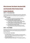 2026&sol;2027 Maryland EMS & Paramedic State Protocol Exam &vert; Elite S-Tier Test Bank & Study Guide