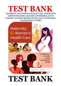 Test Bank for Maternity and Women's Health Care 13th Edition by Deitra Leonard Lowdermilk - Complete Chapters 1-37 &vert; Verified Answers & Rationales - Updated 2026