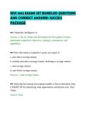 SEVI 3013 EXAMS SET BUNDLED QUESTIONS &NewLine;AND CORRECT ANSWERS SUCCESS &NewLine;PACKAGE 