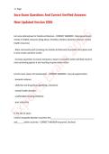 SOCE Exam Questions And Correct Verified &NewLine;Answers Already Graded A&plus;